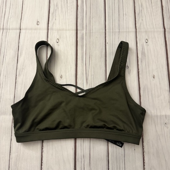 Victoria's Secret Other - Victoria Sport Women's Large Olive Green Strappy Back Sports Bra L Activewear